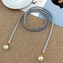 Load image into Gallery viewer, New Fashion Girls Metal Waist Chain Gold Plated Belt Decoration Belt for Dresses Women Circle Metal String Designer Belts