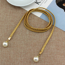 Load image into Gallery viewer, New Fashion Girls Metal Waist Chain Gold Plated Belt Decoration Belt for Dresses Women Circle Metal String Designer Belts