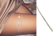 Load image into Gallery viewer, AWAYTR Sexy Leg Rhinestone Chain for Women Jewelry Accessories with Rhinestones Gold Silver Body Chains Boho Style Jewelry Belts