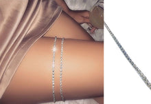 Load image into Gallery viewer, AWAYTR Sexy Leg Rhinestone Chain for Women Jewelry Accessories with Rhinestones Gold Silver Body Chains Boho Style Jewelry Belts