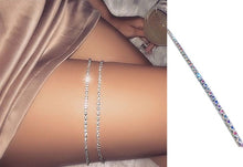 Load image into Gallery viewer, AWAYTR Sexy Leg Rhinestone Chain for Women Jewelry Accessories with Rhinestones Gold Silver Body Chains Boho Style Jewelry Belts