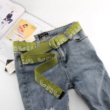 Load image into Gallery viewer, Small Daisy Print Canvas Women Belts Casual Candy Colors Waistband Pink Red 130cm girl Belt Harajuku Fashion 2020 NEW Strap