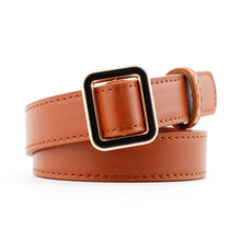 Load image into Gallery viewer, New Belts For Women Luxury Brand PU Leather Belts Casual High Quality Female Waist Belt Red Black Waistband Trousers Jeans