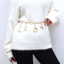Load image into Gallery viewer, New Fashion Girls Metal Waist Chain Gold Plated Belt Decoration Belt for Dresses Women Circle Metal String Designer Belts
