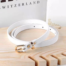 Load image into Gallery viewer, 5 colors fashion female thin belt women 2019 high quality Strap women leather trouser children's Belts ladies On dresses
