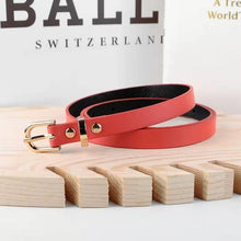 Load image into Gallery viewer, 5 colors fashion female thin belt women 2019 high quality Strap women leather trouser children's Belts ladies On dresses
