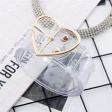 Load image into Gallery viewer, Women's Cute Transparent Belt Female Heart Buckle Waist Sweet Belt Fashion Waistband Ladies Jeans Dress Belt
