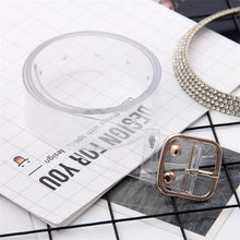 Load image into Gallery viewer, Women's Cute Transparent Belt Female Heart Buckle Waist Sweet Belt Fashion Waistband Ladies Jeans Dress Belt
