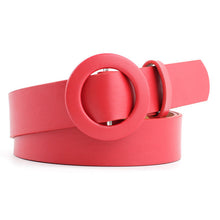 Load image into Gallery viewer, New Belts For Women Luxury Brand PU Leather Belts Casual High Quality Female Waist Belt Red Black Waistband Trousers Jeans
