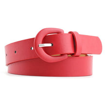Load image into Gallery viewer, New Belts For Women Luxury Brand PU Leather Belts Casual High Quality Female Waist Belt Red Black Waistband Trousers Jeans

