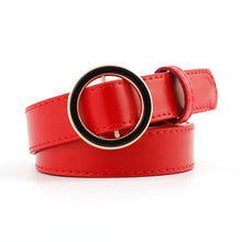 Load image into Gallery viewer, New Belts For Women Luxury Brand PU Leather Belts Casual High Quality Female Waist Belt Red Black Waistband Trousers Jeans
