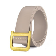 Load image into Gallery viewer, Top Quality Ladies Fashion Latest  Metal Square Pin Buckle Belt Jeans Wild Luxury Brand The Women Belt For Jean
