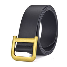 Load image into Gallery viewer, Top Quality Ladies Fashion Latest  Metal Square Pin Buckle Belt Jeans Wild Luxury Brand The Women Belt For Jean
