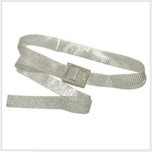Load image into Gallery viewer, New 120CM Fashion Women Shiny Belt Waist Chain Crystal Diamond Waistband Full Rhinestone Luxury Wide Party Belt Waistband
