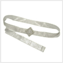 Load image into Gallery viewer, New 120CM Fashion Women Shiny Belt Waist Chain Crystal Diamond Waistband Full Rhinestone Luxury Wide Party Belt Waistband
